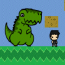 a boy and his dinosaur