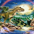 T-Rex mural